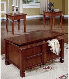 Steve Silver Edgewood Trunk Coffee Table and End Table Set   Coffee Table Sets