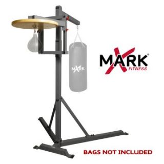 XMark Full Commercial Heavy Bag Stand with Speed Bag Platform   Boxing Equipment