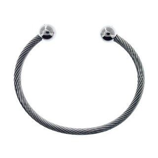 Inox Jewelry Bracelets 316L Stainless Steel Cables, Women Inox Jewelry