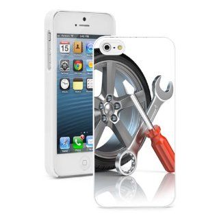 Apple iPhone 4 4S 4G White 4W870 Hard Back Case Cover Color Wheel Auto Repair Tools Cell Phones & Accessories