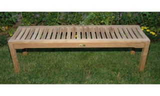 5 ft. Teak Rosemont Backless Bench   Outdoor Benches