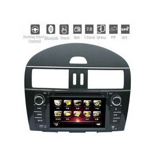 2Din Car DVD Player for NISSAN TIIDA (New) with 7.0 Inch Digital Touchscreen GPS Bluetooth PIP Cell Phones & Accessories