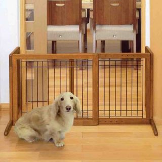 Richell 40 Inch Wide Freestanding Pet Gate   Gates & Doors