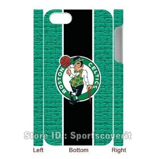 3D iPhone 4/4S hard plastic Case with Boston Celtics Team Logo by Sportscoverit Cell Phones & Accessories