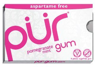 PUR Pomegranate Mint Gum (Aspartame Free), 108 Piece Health & Personal Care