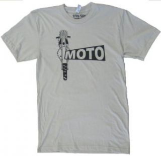 Kon Tiki Motorcycle Wear Moto Vintage T Shirt small New Silver Clothing