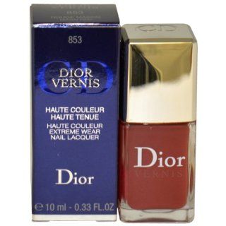 Dior Vernis Nail Lacquer No.853 Masai Red Women Nail Polish by Christian Dior, 0.33 Ounce  Beauty