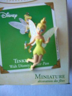 Hallmark Keepsake Ornament   "Tinker Bell" Miniature Ornament   From Walt Disney's Peter Pan (2003) QXM5097   Christmas Bell Ornaments