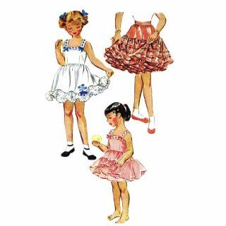 1950s Girls Petticoat and Slip McCall's 1684 Vintage Sewing Pattern Size 10