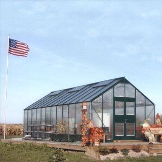 TekSupply 103967AZ Backyard Pro Greenhouse II   11 ft 8 in W x 8 ft 10 in H x 24 ft 8 in L with Base  Patio, Lawn & Garden