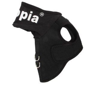 Puppia Authentic Elite Harness, Large, Black  Pet Harnesses 