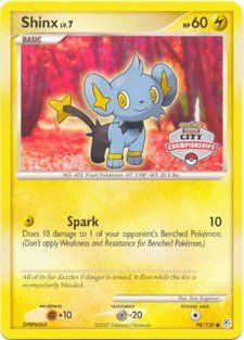 Pokemon Collectible Card Game Single Card 2007 City Championships Shinx Promo 98/130 Toys & Games