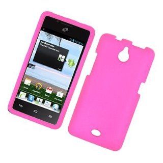 For Straight Talk Huawei H881C Ascend Plus Hard Cover Case Pink 