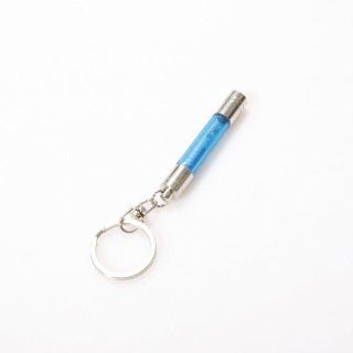 Cylinder Shape Anti Static Keychain Silver Tone Clear Car Static Eliminator Releaser Discharger   Esd Tool Sets  