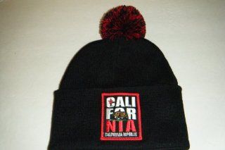 California Republic Beanie Toque Knit Hat with Pom 