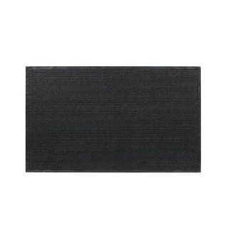 Andersen 883 Grease Hog Polypropylene Fabric Indoor/Wiper Scraper Floor Mat, Nitrile Rubber Backing, 5' Length x 3' Width, 1/4" Thick, Coal Black