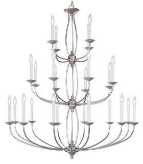 Livex Lighting 4180 91 Chandelier with No Shades, Brushed Nickel    