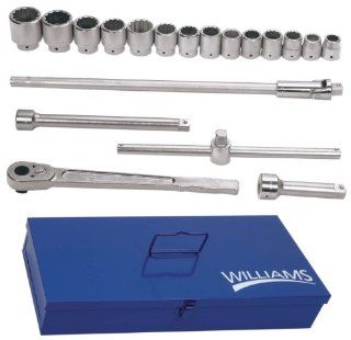Williams WSS-22F 22-Piece 1/2-Inch Drive Socket and Drive Tool Set Snap-on Industrial Brand JH Williams 