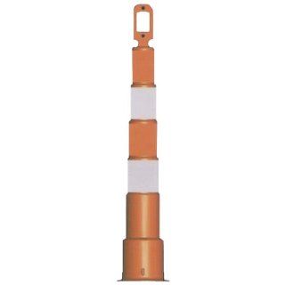 Jackson Safety 22801 Grip and Go Low Density Polyethylene Channelizer Cone with 4" High Intensity Sheeting, White, 49 4/5" Overall Height Science Lab Safety Cones