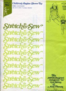 Stretch & Sew Pattern 862 ~ Children's Raglan Sleeve Top ~ 2 12