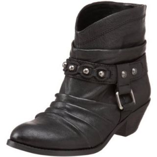 GUESS Women's Sundary Ankle Boot,Black,6.5 M US Shoes