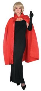 Rubie's Costume Satin Cape with Collar 3/4 Length Costume, Red, 45 Inch Clothing