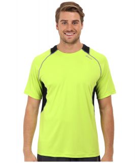 ASICS Lite Show Favorite S/S Top Mens Short Sleeve Pullover (Yellow)