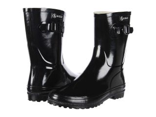 AIGLE Polka Bottillon Womens Rain Boots (Black)