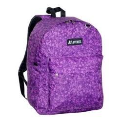 Everest Pattern Printed Backpack (set Of 2) Purple Vines