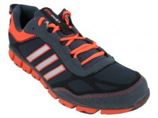 Adidas Clima Aerate 1.1 M Running Shoes   Dark Onix/Mettalic Silver/Infared (Mens)   12 Shoes