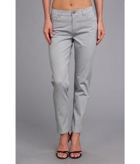 Christin Michaels Cropped Taylor Womens Casual Pants (Gray)