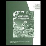 Mathematics  Practical Odyssey   Student Solution Manual