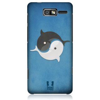 Head Case Designs Yin Yang Kawaii Whales Hard Back Case Cover for Motorola RAZR i XT890 Cell Phones & Accessories