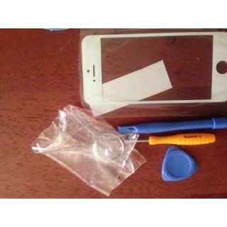 Front Screen Glass Lens Replacement for iPhone 5  White Cell Phones & Accessories