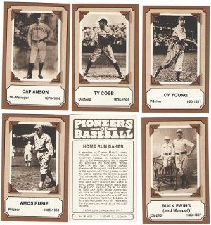 1975 Fleer Pioneers of Baseball   Brooklyn Dodgers Team Set Sports Collectibles