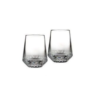 John Rocha at Waterford Crystal Ori Tumblers, Pair of 2 Wine Goblets Kitchen & Dining