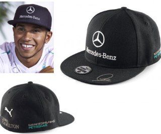 Mercedes AMG Petronas Lewis Hamilton Flat Brim Hat 2014 
