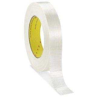 3M Scotch 893 Filament Tape, 300 lbs/in Tensile Strength, 60 yds Length x 1" Width, Clear