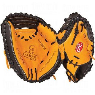 Rawlings Gold Glove Gamer XP 32.5 inch Catcher's Mitt (Black/Orange), Right Hand Throw  Sports & Outdoors