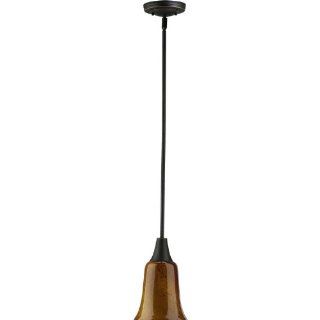 Quorum International 894 95 Down Mini Pendants with Coffee Shades, Old World   Ceiling Pendant Fixtures  