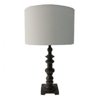 Yosemite Home Decor PTL894 25.5 Inch Table Lamp with White Drum Shade    