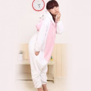 Triline Kigurumi Animal Sleepsuit Pajamas Costume Cosplay Unicorn Onesie Pink Size XL Adult Sized Costumes Clothing