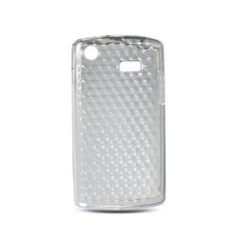 Clear Clear Hexagon Flex Cover Case for Samsung Captivate SGH I897 Cell Phones & Accessories