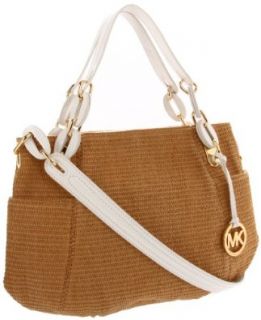 MICHAEL Michael Kors Lilly Satchel,Natural/White,One Size Shoes