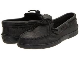 Men's Minnetonka Moosehide Moccassins   Black (#899) (9.5, Black) Loafers Shoes Shoes
