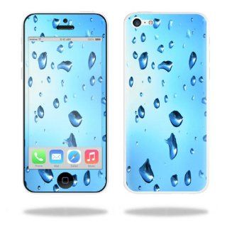 MightySkins Protective Vinyl Skin Decal Cover for Apple iPhone 5C Sticker Skins Water Droplets Cell Phones & Accessories