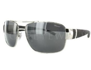 Chopard SCH 879S 579P Black Silver Grey 62mm Sunglasses at  Mens Clothing store