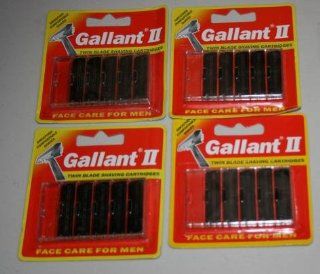 20 Gallant Blades fits Gillette Trac II Plus Razor Twin Cartridges Refills USA  Other Products  