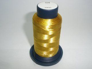 Ult Rapos Metallic Embroidery Thread 880 Yards/ Spool G26 Gold