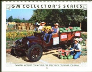 GM Collectible Car & Truck Calendar 1986 Entertainment Collectibles